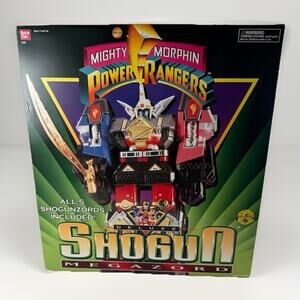 1995 Power Rangers Deluxe Shogun Megazord 100% Complete - NIB
